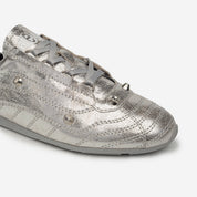MYA TECH SNEAKER PIEL PLATA