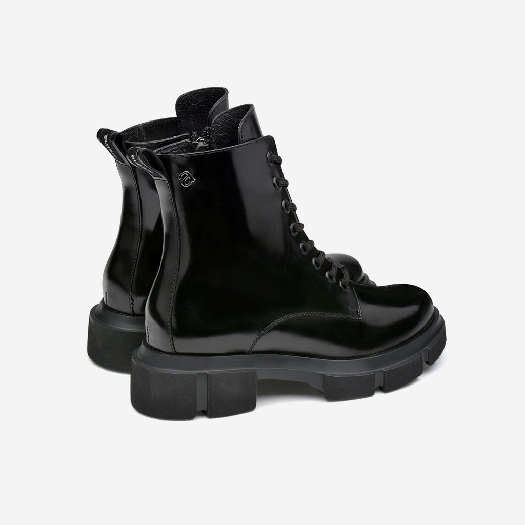 LAMBO | COMBAT BOOTS NEGRA PIEL ULTRALIGERA