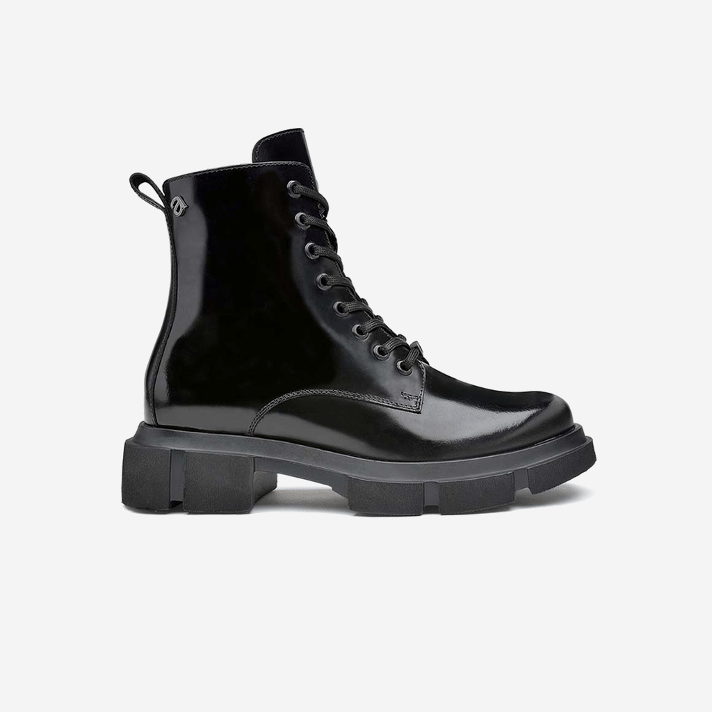 LAMBO | COMBAT BOOTS NEGRA PIEL ULTRALIGERA