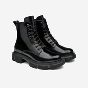 LAMBO | COMBAT BOOTS NEGRA PIEL ULTRALIGERA