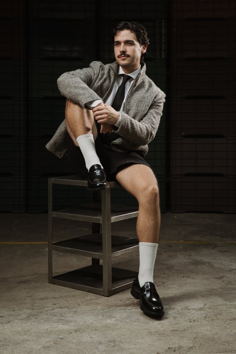 MELC MOCASIN PIEL NEGRO