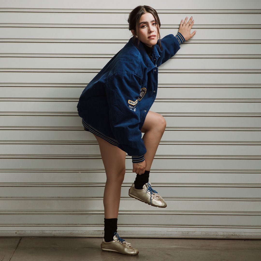 MYA SNEAKER PIEL DORADO