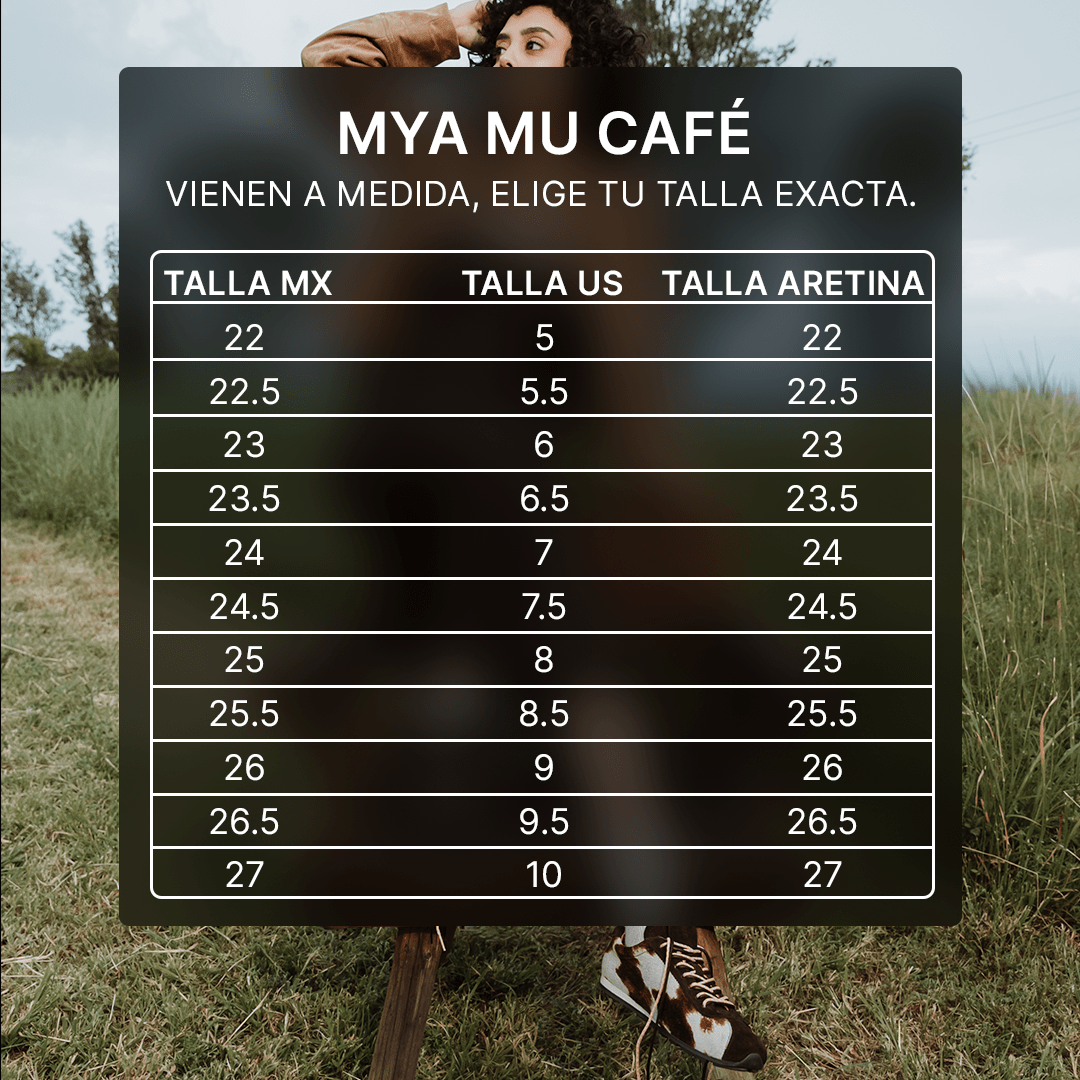 MYA SNEAKER PIEL MU CAFÉ