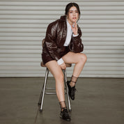 MYA SNEAKER PIEL NEGRA