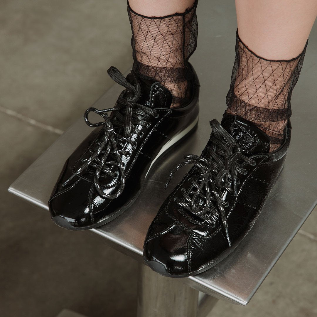 MYA SNEAKER PIEL NEGRA