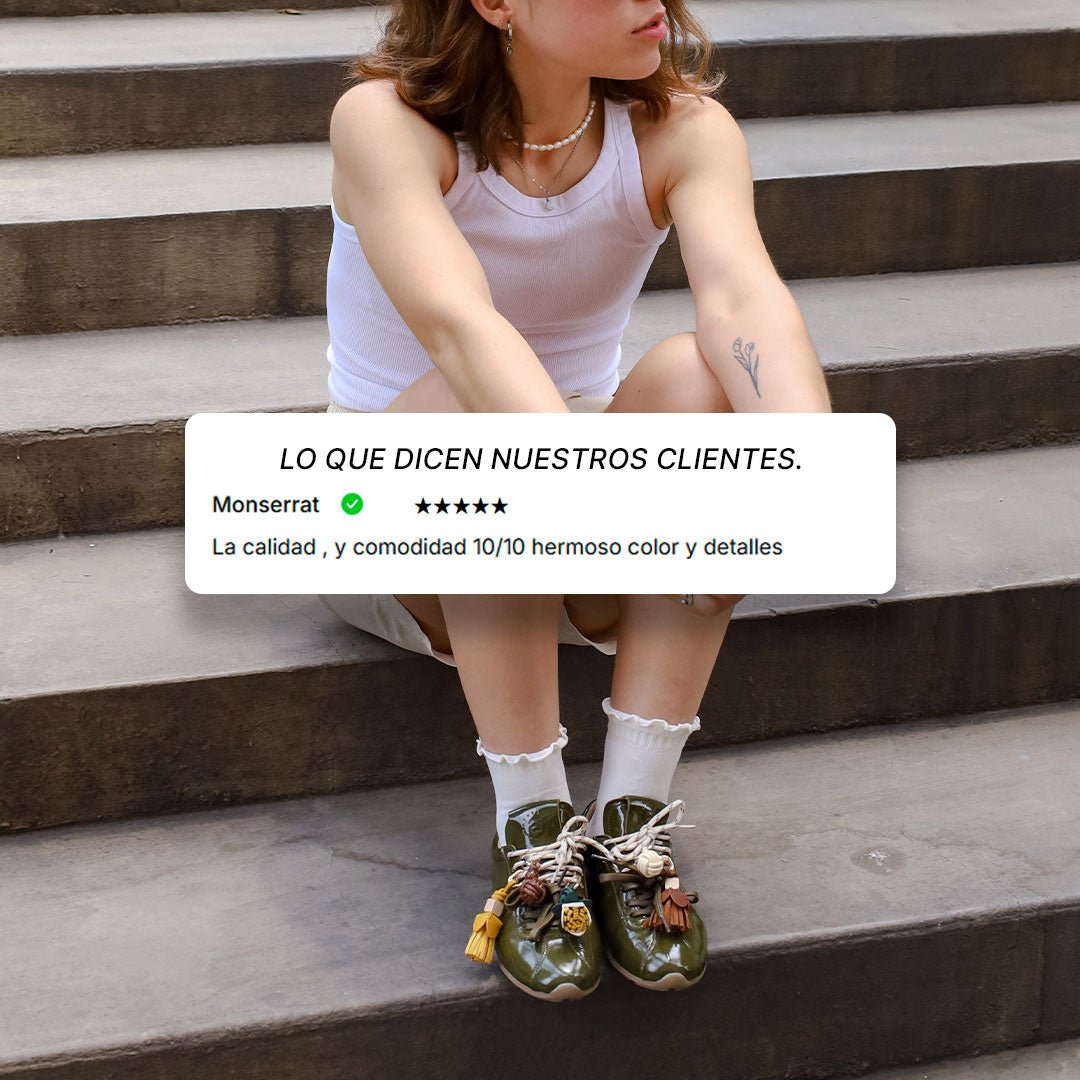 MYA SNEAKER PIEL OLIVO