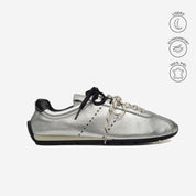 MYA SNEAKER PIEL PLATA