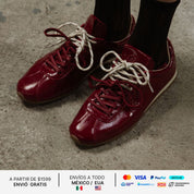 MYA SNEAKER PIEL ROJA