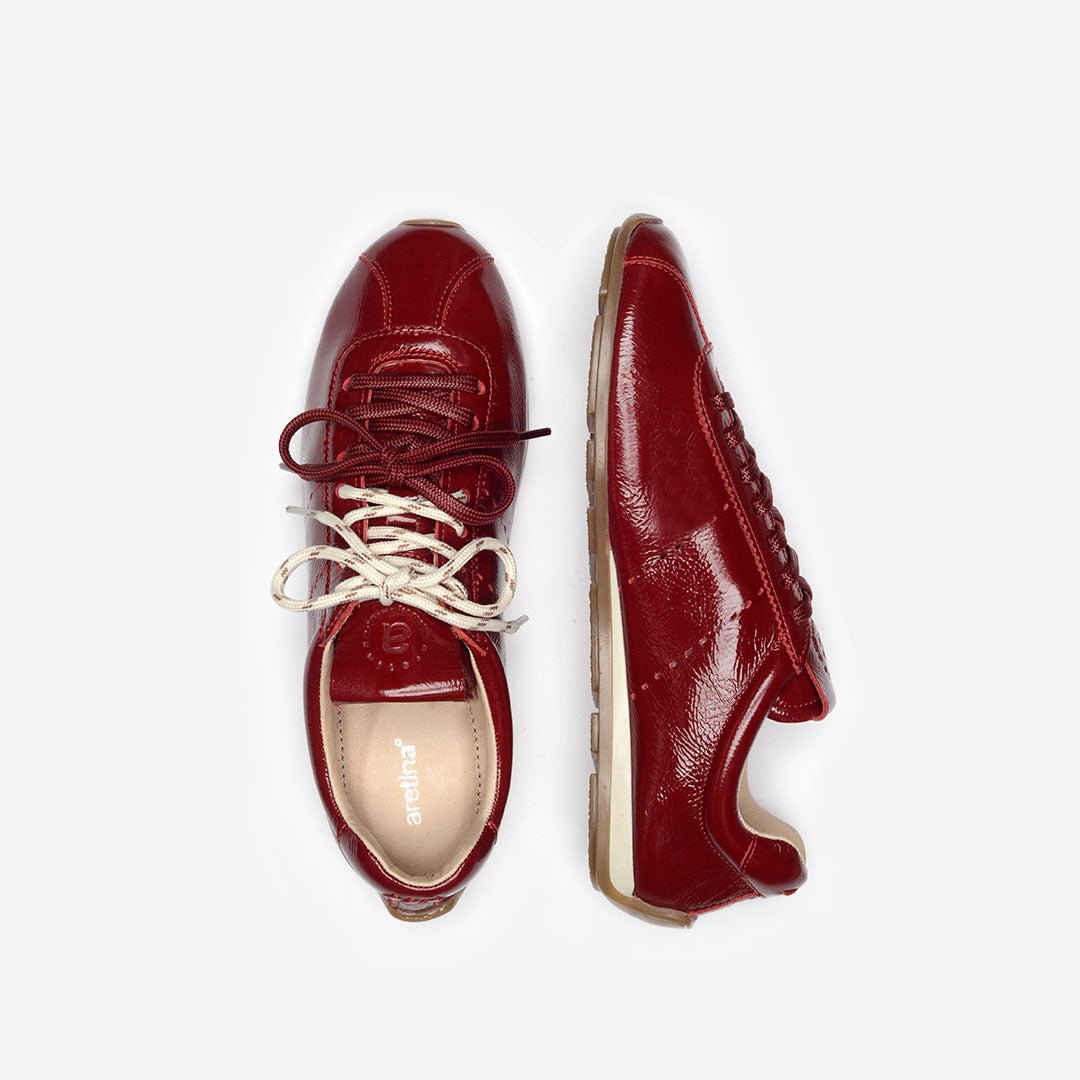 MYA SNEAKER PIEL ROJA