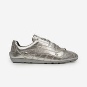 MYA TECH SNEAKER PIEL PLATA