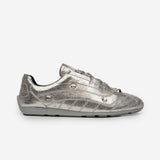 MYA TECH SNEAKER PIEL PLATA