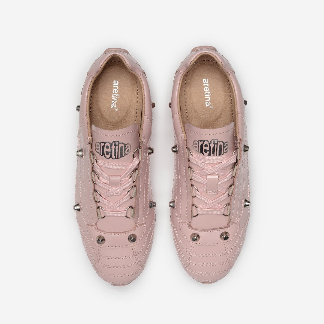 TECH SNEAKER PIEL ROSA