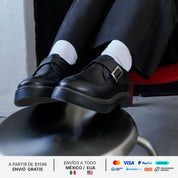 OULIVIA MONKSTRAP NEGRO