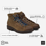 RONALDO CHUNKY BOOT GAMUZA CAFÉ