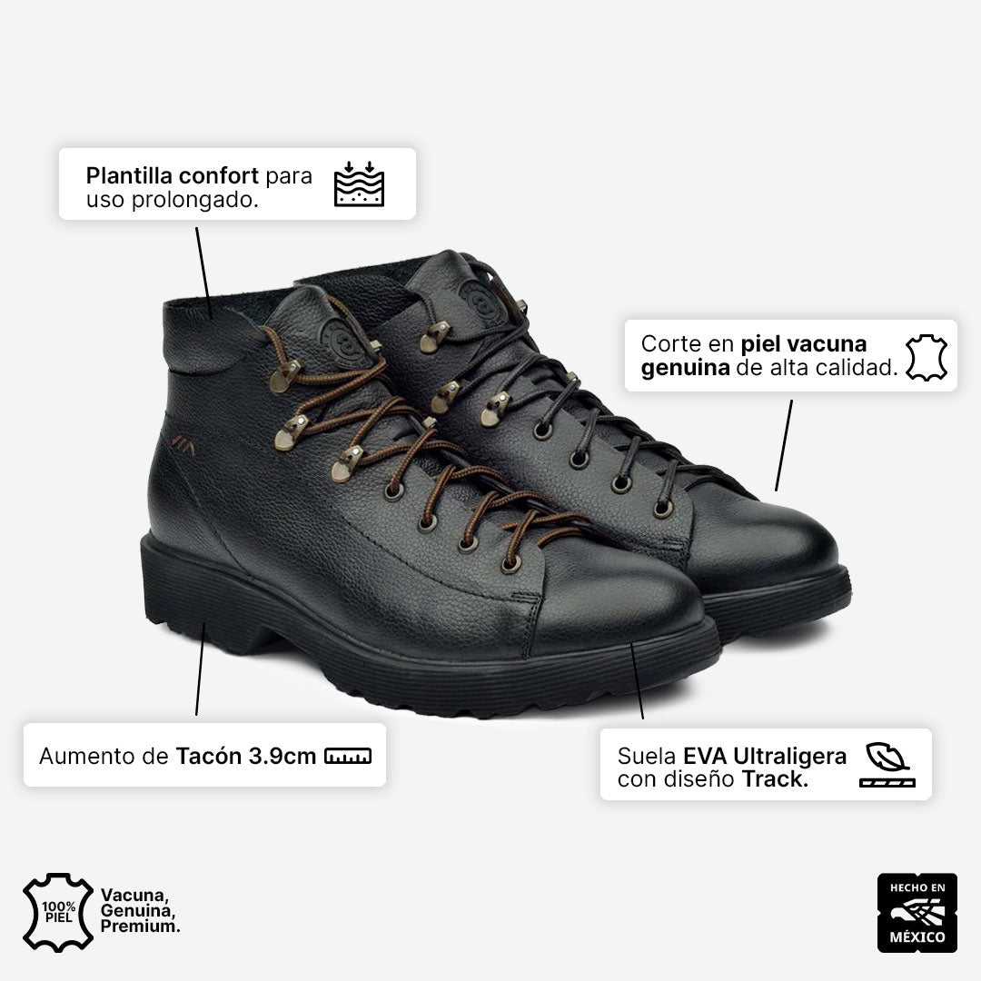RONALDO CHUNKY BOOT NEGRA PIEL