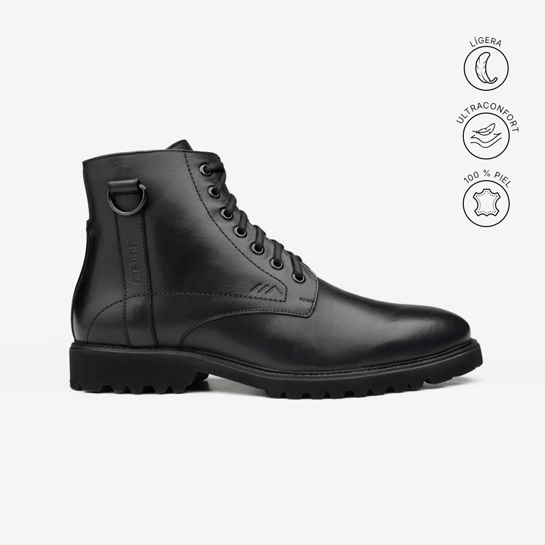 SHARP BOTA ULTRALIGERA PIEL NEGRO