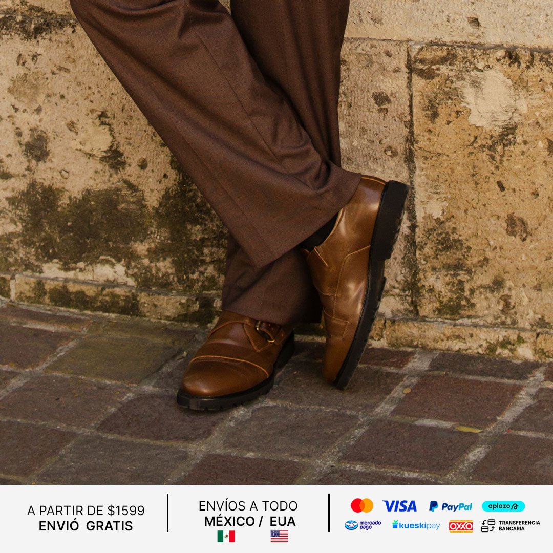 SHARP MONKSTRAP PIEL CAFÉ ULTRALIGERO