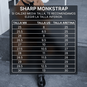 SHARP MONKSTRAP PIEL CAFÉ ULTRALIGERO