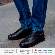 TOPH SNEAKER PIEL NEGRO