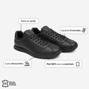 TOPH SNEAKER PIEL NEGRO